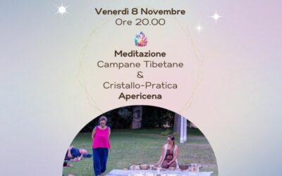 💫 8 NOVEMBER – MEDITATION WITH SOUND BATH AND APERIDINNER 💫