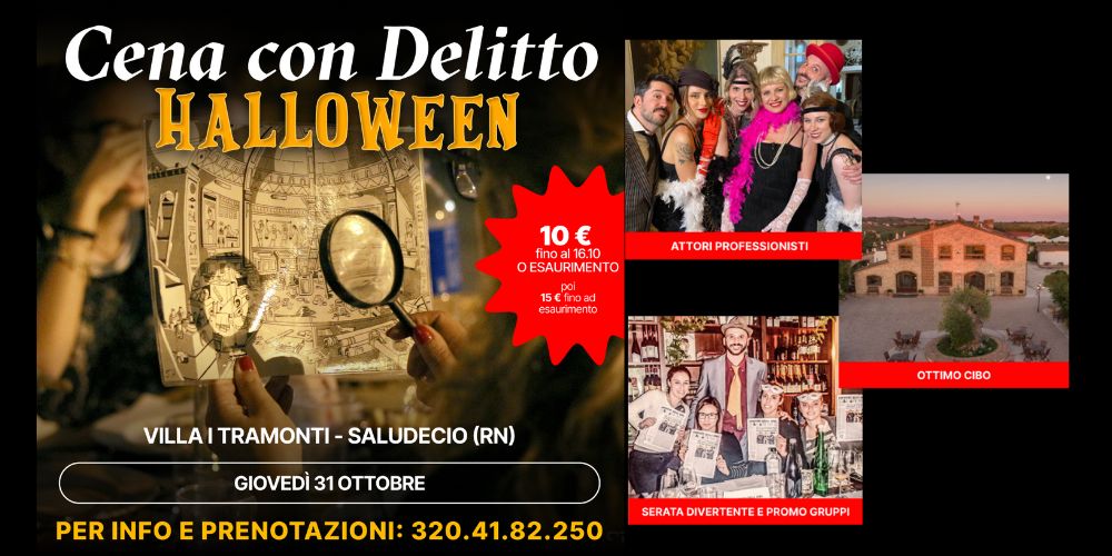 👻 CENA CON DELITTO – HALLOWEEN EDITION 🎃