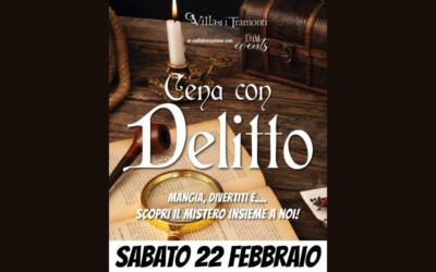 🔪 SABATO 22 FEBBRAIO: CENA CON DELITTO 🪦