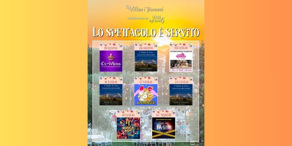 🌟 “Lo Spettacolo è servito” torna… sotto le stelle! 🌟