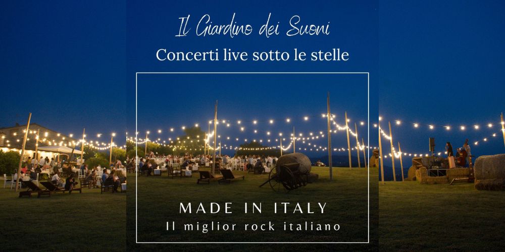 🎶 Giovedì 10 Luglio – MADE IN ITALY – cena a buffet e concerto live sotto le stelle 🎶