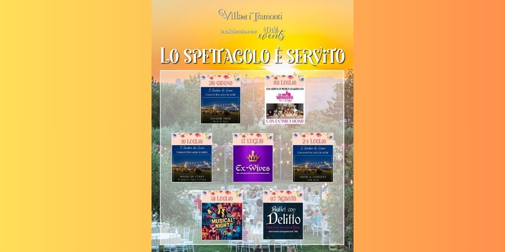 🌟 “Lo Spettacolo è servito” torna… sotto le stelle! 🌟