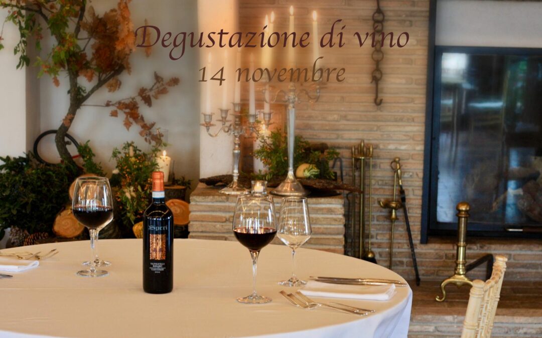 🍷 Venerdì 14 Novembre – Degustazione di Vini a Villa I Tramonti