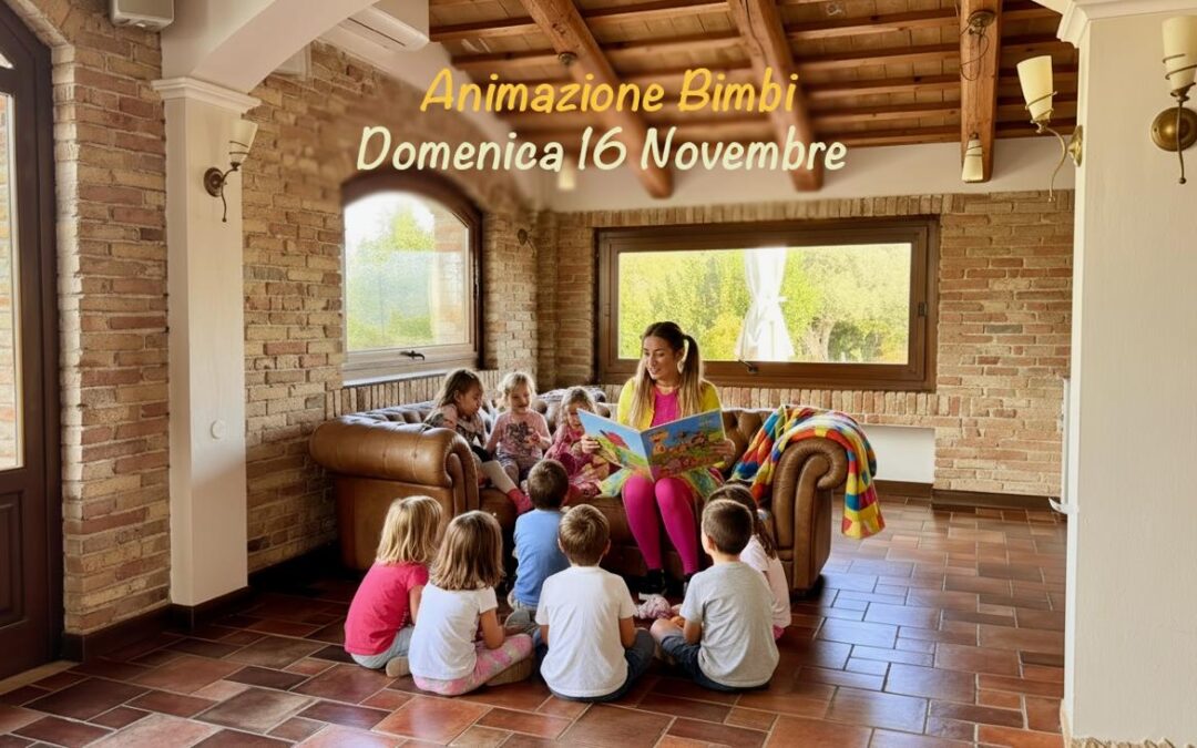 🍽️ Domenica 16 Novembre – Il pranzo della domenica con animazione per i bimbi